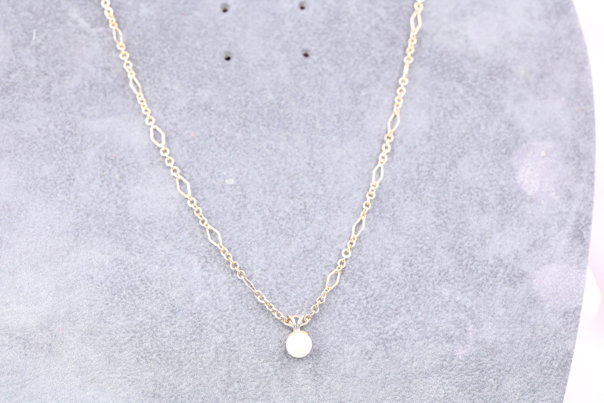 9ct Yellow Gold & Pearl Necklace - HJ2758 - Hallmark Jewellers Formby & The Jewellers Bench Widnes