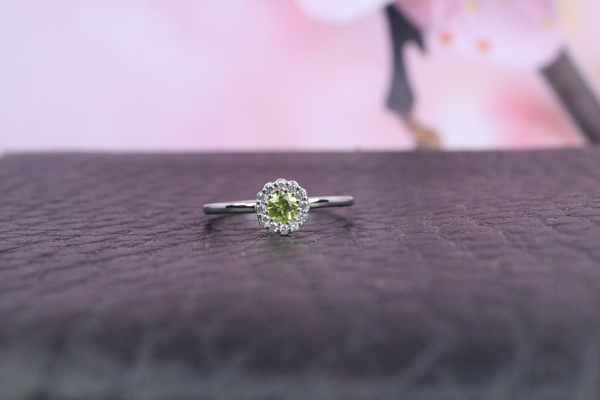 Sterling Silver & August Birthstone Ring - AK1106 - Hallmark Jewellers Formby & The Jewellers Bench Widnes