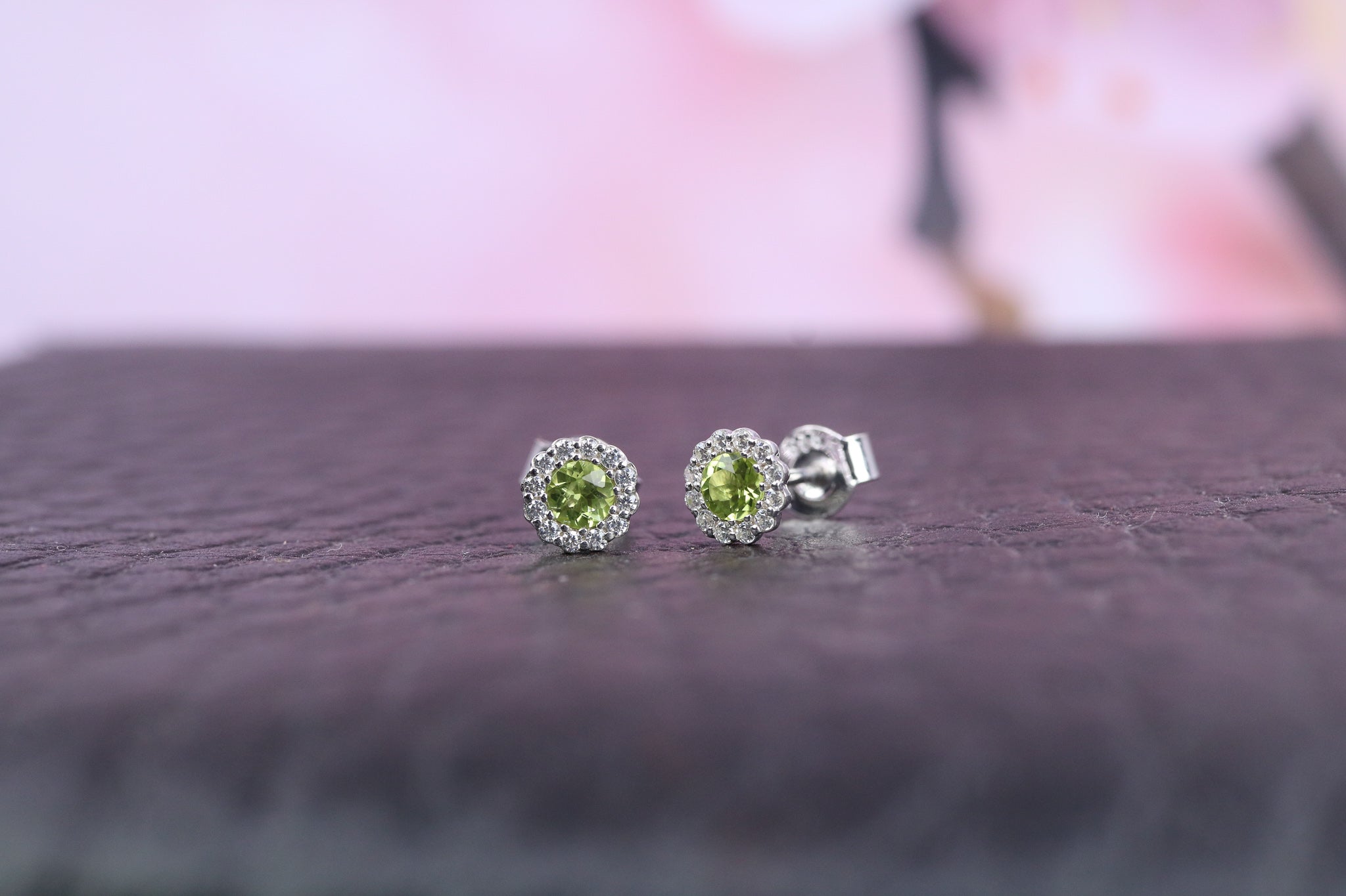 Sterling Silver & August Birthstone Earring - AK1083 - Hallmark Jewellers Formby & The Jewellers Bench Widnes